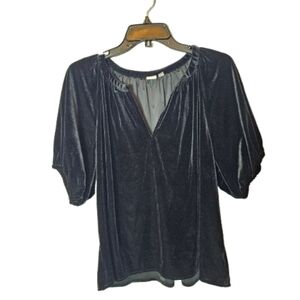 GAP  Black Velvet Women's Top Size Large